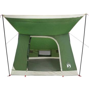 ARDEBO.de - Campingzelt mit Dach mit Speicher Grün 223 x 163 x 130 cm Taft