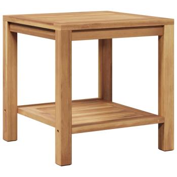 Couchtisch Braun 45 x 45 x 45 cm Massives Teakholz