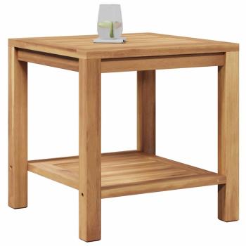 Couchtisch Braun 45 x 45 x 45 cm Massives Teakholz
