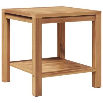 Couchtisch Braun 45 x 45 x 45 cm Massives Teakholz