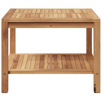 Couchtisch Braun 60 x 60 x 45 cm Massives Teakholz
