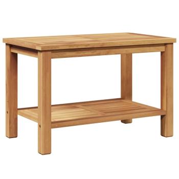 Couchtisch Braun 70 x 40 x 45 cm Massives Teakholz