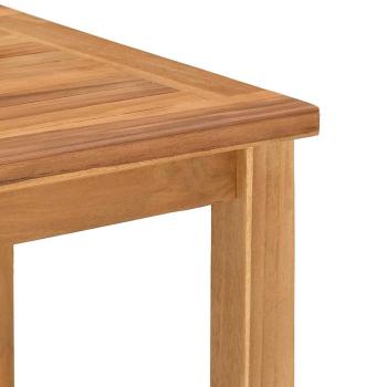 Couchtisch Braun 70 x 40 x 45 cm Massives Teakholz