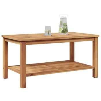 Couchtisch Braun 90 x 50 x 45 cm Massives Teakholz