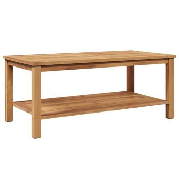 Couchtisch Braun 110 x 55 x 45 cm Massives Teakholz