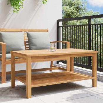 Couchtisch Braun 110 x 55 x 45 cm Massives Teakholz