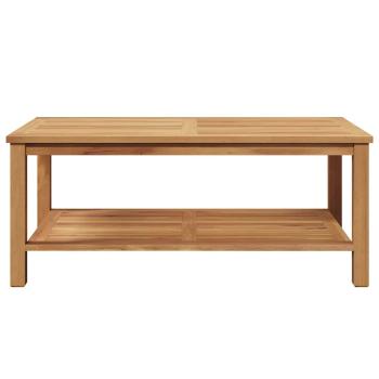 Couchtisch Braun 110 x 55 x 45 cm Massives Teakholz