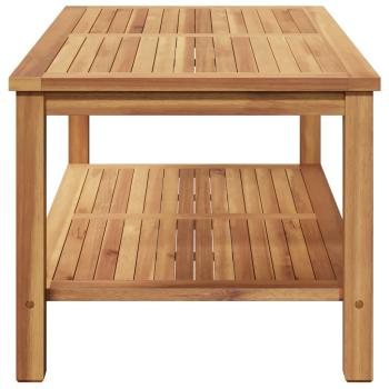 Couchtisch Braun 110 x 55 x 45 cm Massives Teakholz