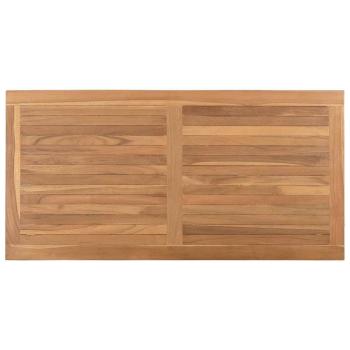 Couchtisch Braun 110 x 55 x 45 cm Massives Teakholz