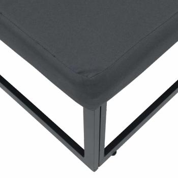 Gartenmöbel-Sets mit Kissen Schwarz und Anthrazit