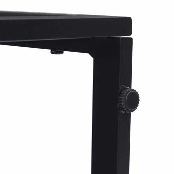 Gartenmöbel-Sets Schwarz Stahl