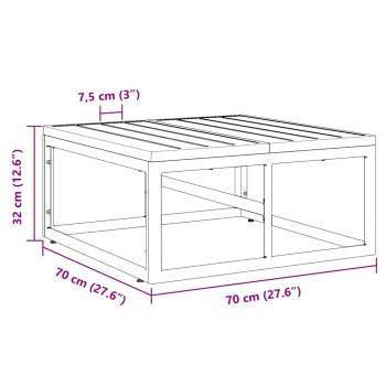 Gartenmöbel-Sets Schwarz Stahl
