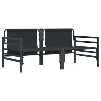 Gartenmöbel-Sets mit Kissen mit Kissen 2 pcs Anthrazit