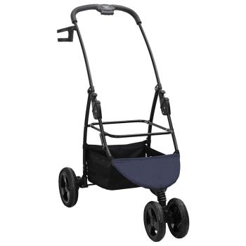 Faltbarer Haustierwagen Blau 78 x 54 x 101 cm Oxford Stoff