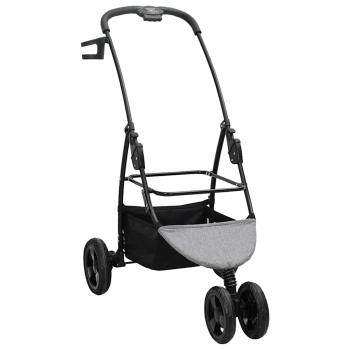 Faltbarer Haustierwagen Grau 78 x 54 x 101 cm Oxford Stoff