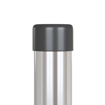 Zaunpfosten 2 pcs Silber 90 cm Galvanisierter Stahl