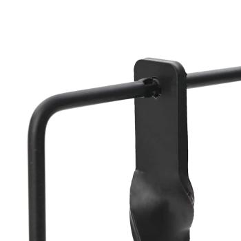 ARDEBO.de - Schießziel Schwarz 40 x 34 x 53 cm Stahl