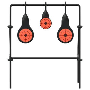 Schießziel Schwarz 40 x 34 x 53 cm Stahl