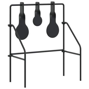 Schießziel Schwarz 40 x 34 x 53 cm Stahl