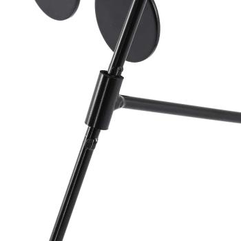 ARDEBO.de - Schießziel Schwarz 40 x 34 x 53 cm Stahl