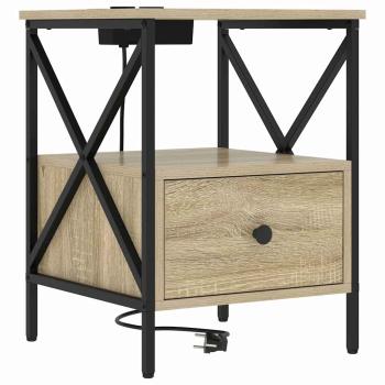 Nachttisch Sonoma Eiche 41,5 x 40,5 x 55 cm Holzwerkstoff