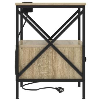 Nachttisch Sonoma Eiche 41,5 x 40,5 x 55 cm Holzwerkstoff