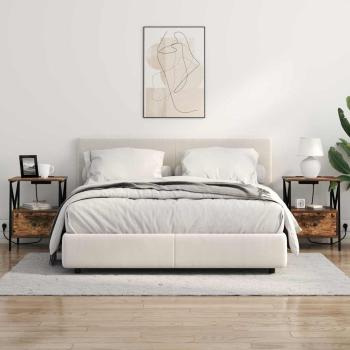 Nachttisch Räuchereiche 41,5 x 40,5 x 55 cm Holzwerkstoff