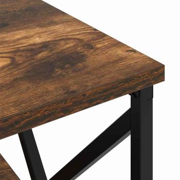 Nachttisch 2 pcs Räuchereiche 41,5 x 40,5 x 55 cm Holzwerkstoff