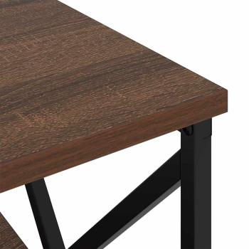 Nachttisch 2 stk. Braun Eichen-Optik 41,5 x 40,5 x 55 cm