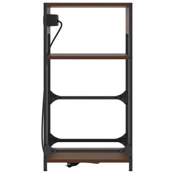 Nachttisch Braune Eiche 40 x 27 x 76 cm Holzwerkstoff