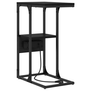 Nachttisch Schwarze Eiche 41,5 x 26 x 60,5 cm Holzwerkstoff