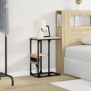 Nachttisch Sonoma-Eiche 41,5 x 26 x 60,5 cm Holzwerkstoff