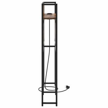 Stauraum-Kopfteil mit Kopfteil mit Speicher Räuchereiche 80 cm Holzwerkstoff