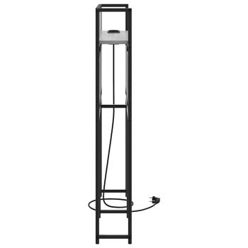 Stauraum-Kopfteil mit Kopfteil mit Speicher Grau Sonoma 80 cm Holzwerkstoff