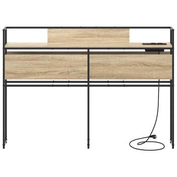 Stauraum-Kopfteil Sonoma Eiche 135 cm Holzwerkstoff