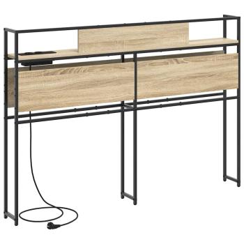 Stauraum-Kopfteil Sonoma Eiche 135 cm Holzwerkstoff