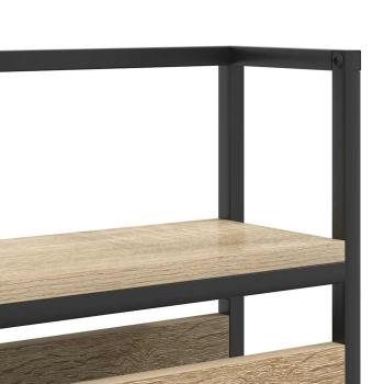 Stauraum-Kopfteil Sonoma Eiche 135 cm Holzwerkstoff