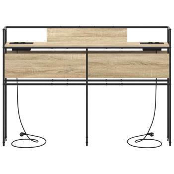 Stauraum-Kopfteil Sonoma Eiche 140 cm Holzwerkstoff