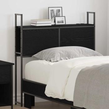 ARDEBO.de - Stauraum-Kopfteil Schwarze Eiche 75 cm Holzwerkstoff