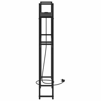 Stauraum-Kopfteil Schwarze Eiche 75 cm Holzwerkstoff