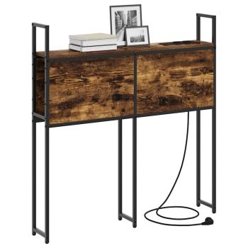 Stauraum-Kopfteil mit Kopfteil mit Speicher Räuchereiche 75 cm Holzwerkstoff