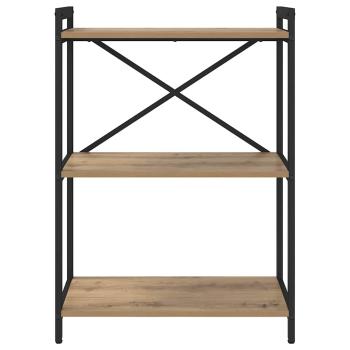 Bücherregal Eiche handwerklich 60 x 30 x 83 cm Holzwerkstoff