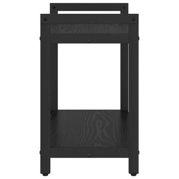 Bücherregal Schwarze Eiche 60 x 30 x 48,5 cm Holzwerkstoff