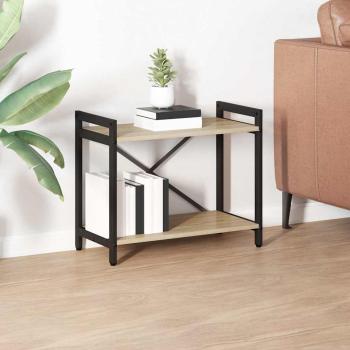 ARDEBO.de - Bücherregal Sonoma Eiche 60 x 30 x 48,5 cm Holzwerkstoff