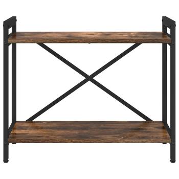 Bücherregal Räuchereiche 60 x 30 x 48,5 cm Holzwerkstoff
