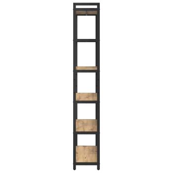 Bücherregal Eiche handwerklich 80 x 30 x 188 cm Holzwerkstoff