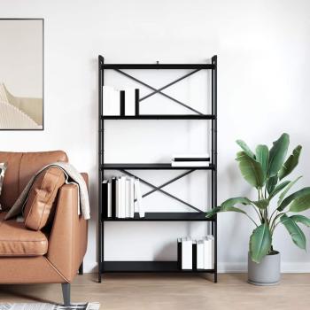Bücherregal Schwarze Eiche 80 x 30 x 153 cm Holzwerkstoff
