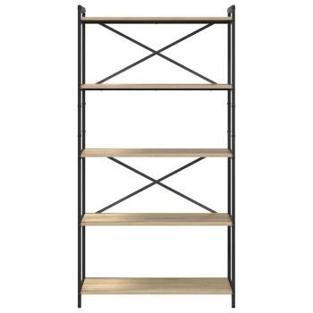 Bücherregal Sonoma Eiche 80 x 30 x 153 cm Holzwerkstoff