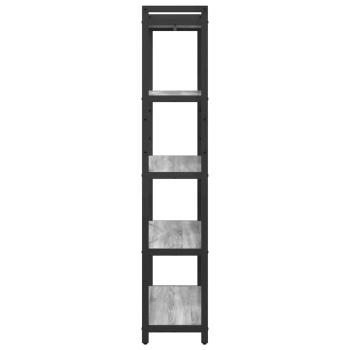 Bücherregal Grau Sonoma 80 x 30 x 153 cm Holzwerkstoff