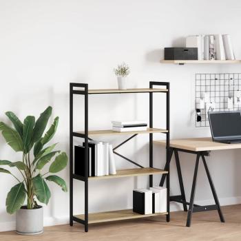 ARDEBO.de - Bücherregal Sonoma Eiche 80 x 30 x 118 cm Spanplatte